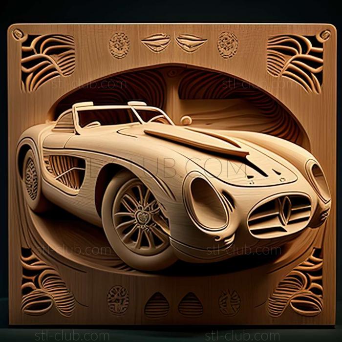 3D model Mercedes Benz 300 SLR (STL)